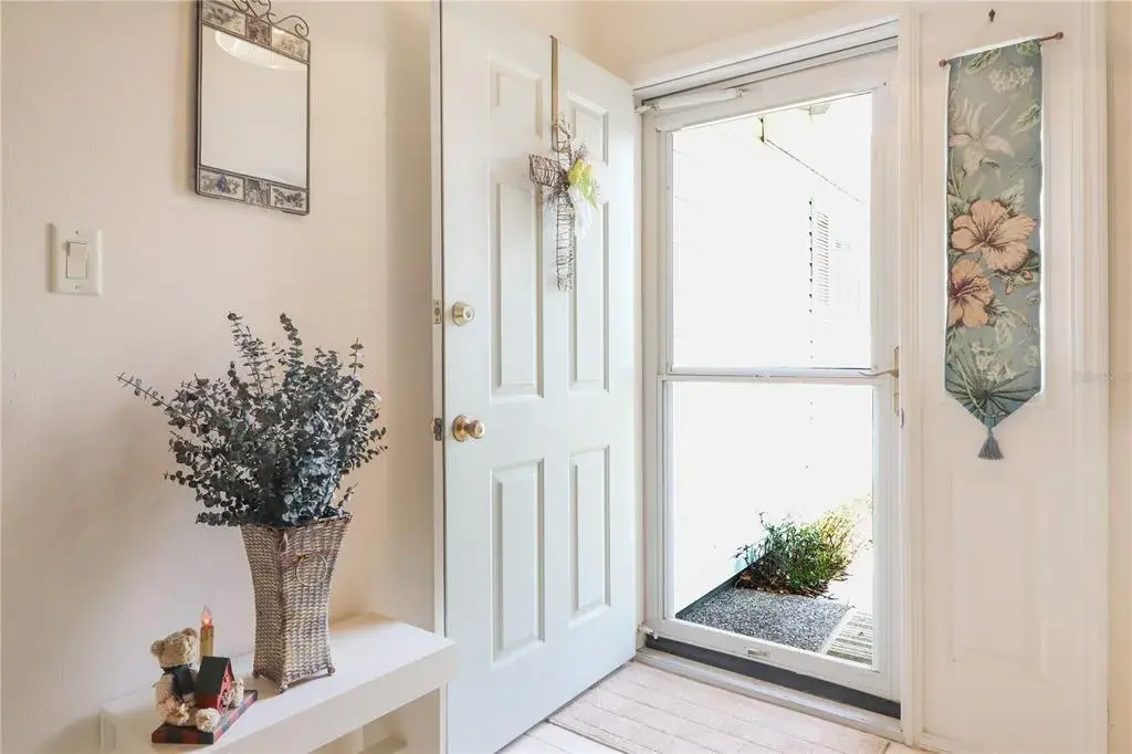 welcoming foyer
