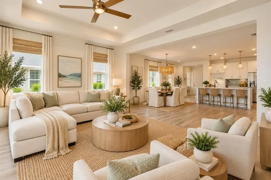 Great Room Digitally Staged