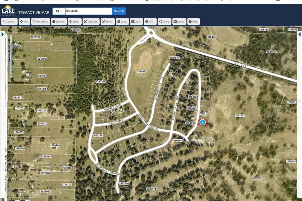subdivision map