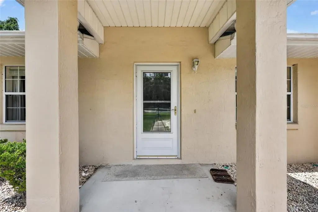 Covered Entrance