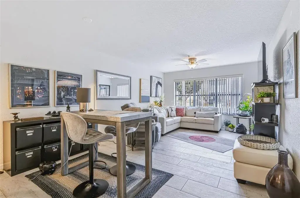 Living and dining area