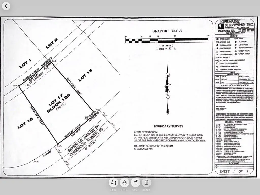 Property for sale at 46 BARNACLE AVENUE, LAKE PLACID, FL, 33852