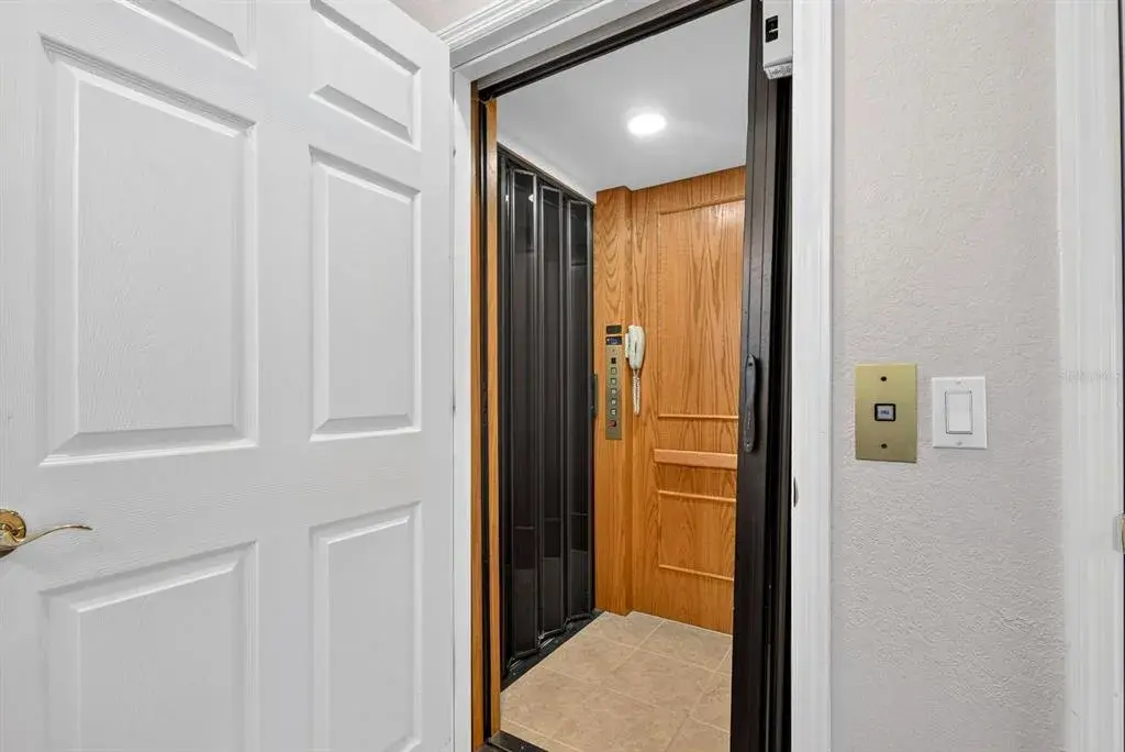 Elevator closet door on every floor