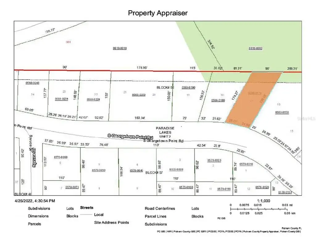 Property for sale at S GEORGETOWN POINT ROAD, GEORGETOWN, FL, 32139