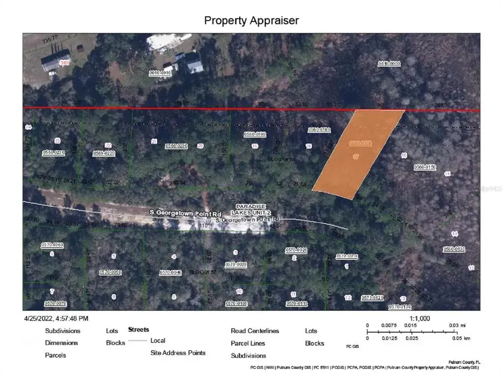 Property for sale at S GEORGETOWN POINT ROAD, GEORGETOWN, FL, 32139