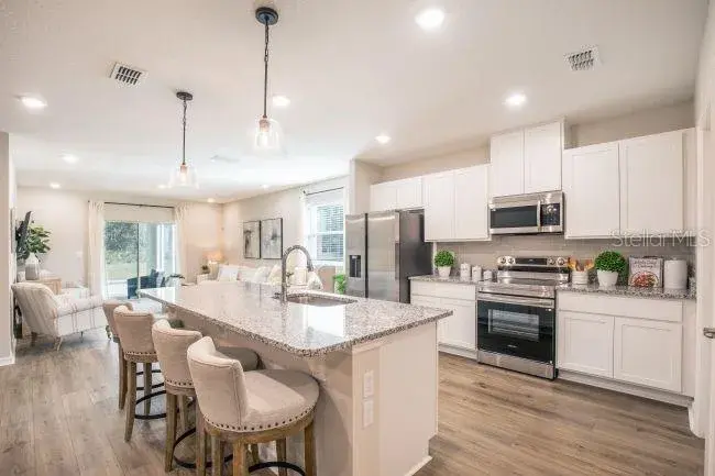 Model home - actual features may vary.