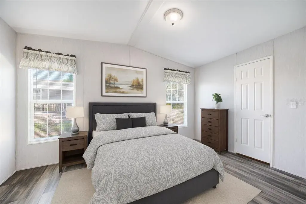 Secondary Bedroom with En Suite. Virtually staged.