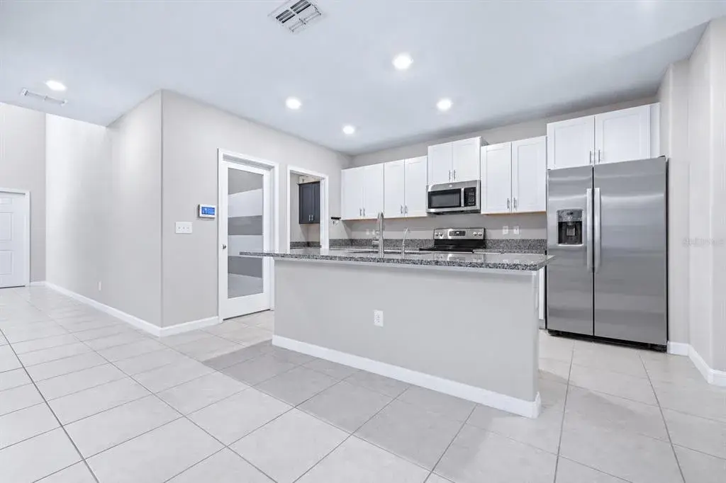Kitchen with walk in pantry