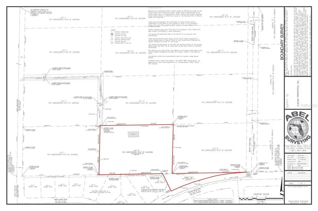 Property for sale at 2078 ELKCAM BOULEVARD, DELTONA, FL, 32725