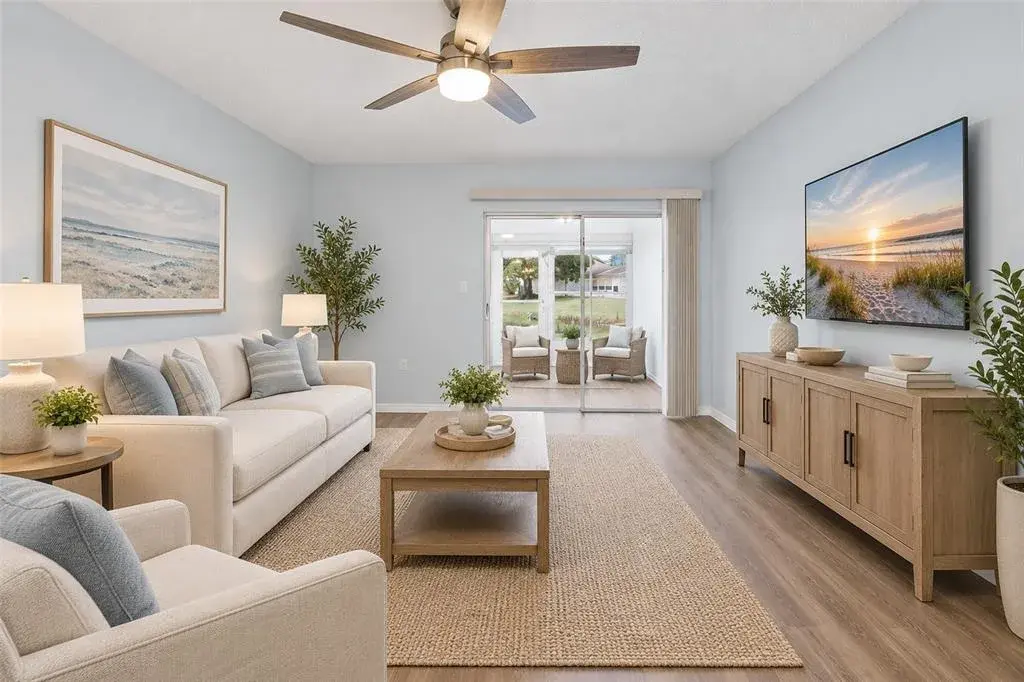 Living Room Virtual Staged