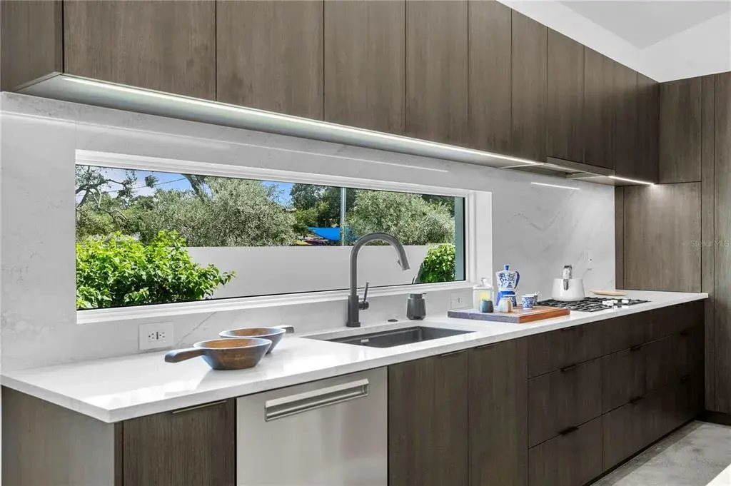 Custom Window Backsplash
