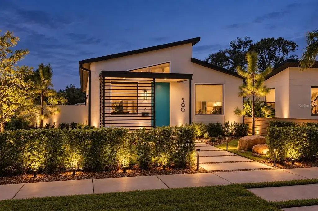 Front Exterior at Night