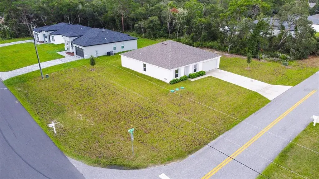 Spacious corner lot on quiet street.