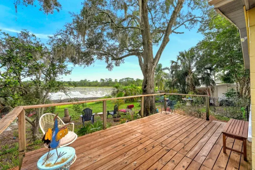 View of Lake Bracy from rear deck