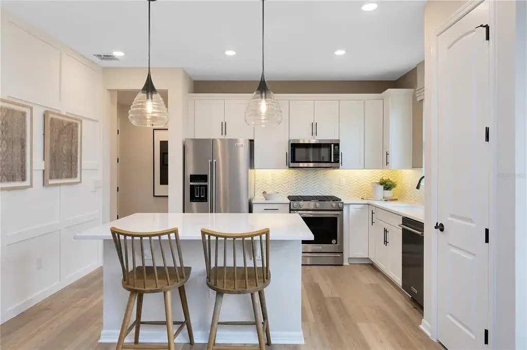 Model Home Design Only. Pictures and furnishings are for illustrative purposes only. Elevations, colors and options may vary. Furniture is for model home staging only.