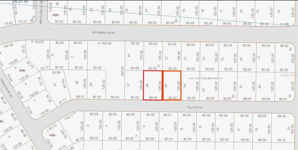 Property for sale at 1643 & 1651 TILLY STREET SE, PALM BAY, FL, 32909