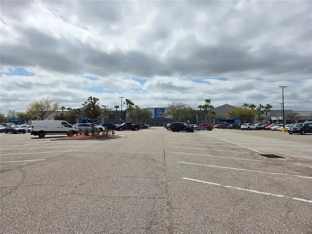 Walmart just across Street South of Property