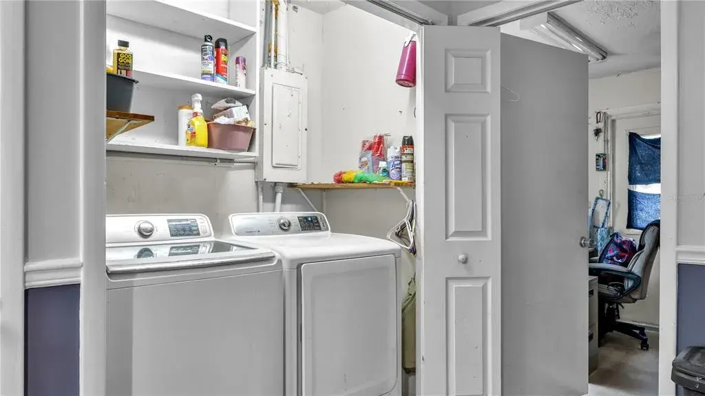 Laundry closet