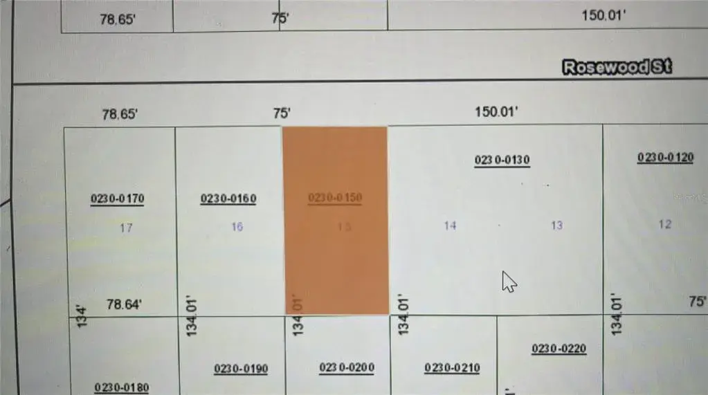 Property for sale at 105 ROSEWOOD STREET, GEORGETOWN, FL, 32139