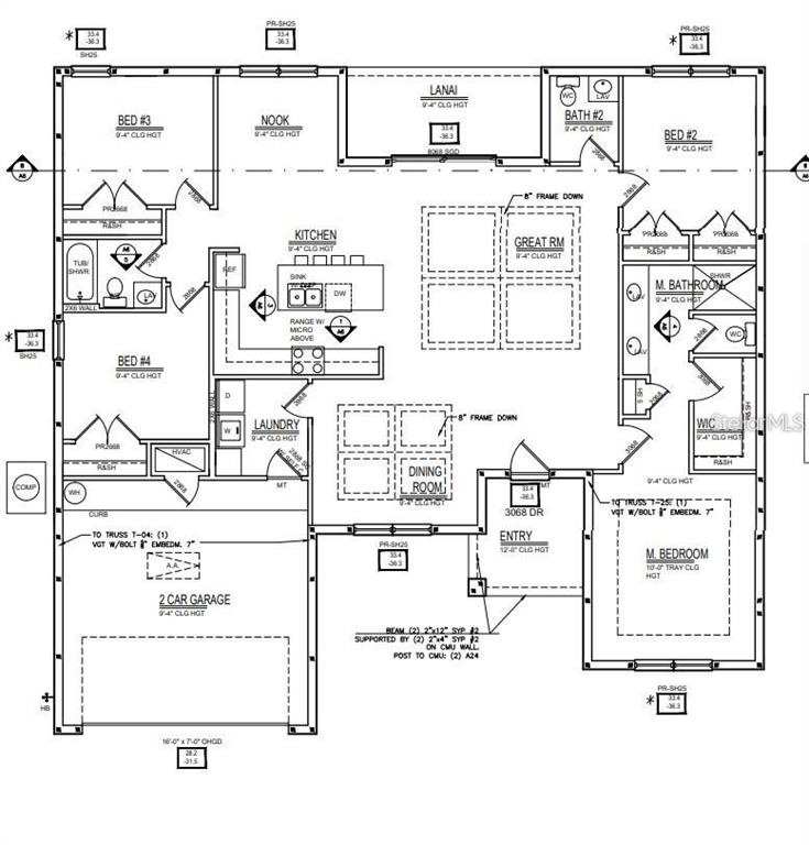 Builder model floor plan illustration; verify actual layout and dimensions.