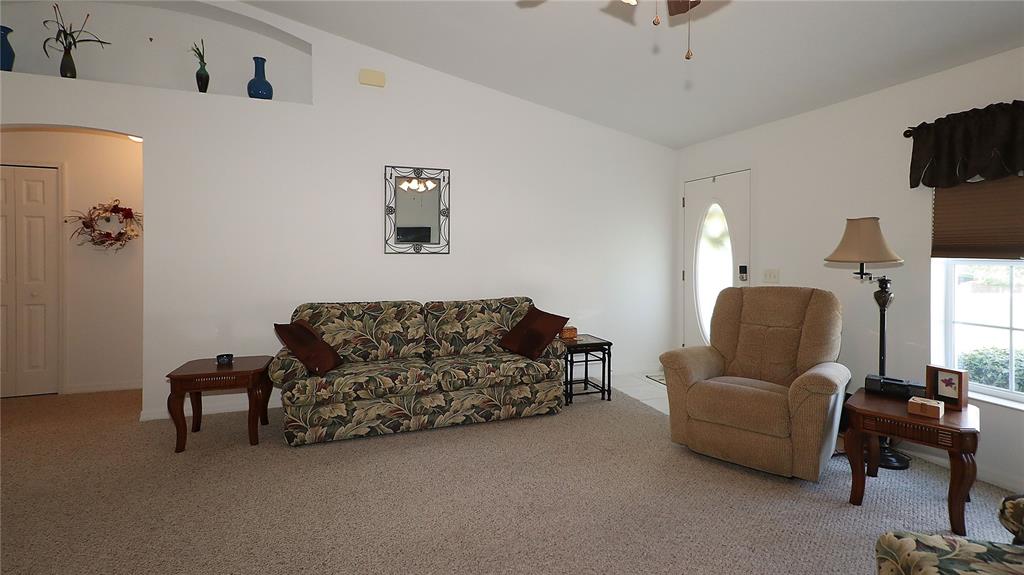 living with vaulted ceilings...