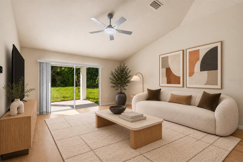 Living Room Virtually Staged