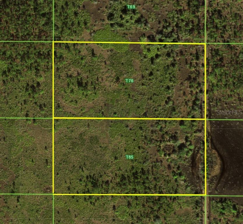 Aerial of the 10 acres.