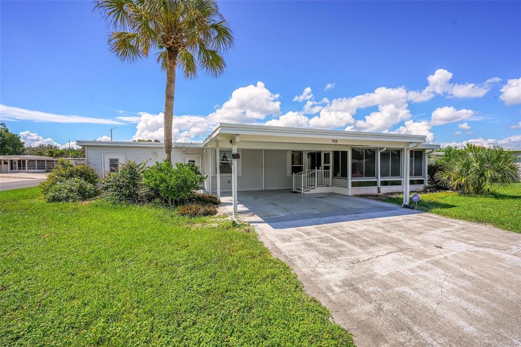 Oversized Driveway & Double Carport