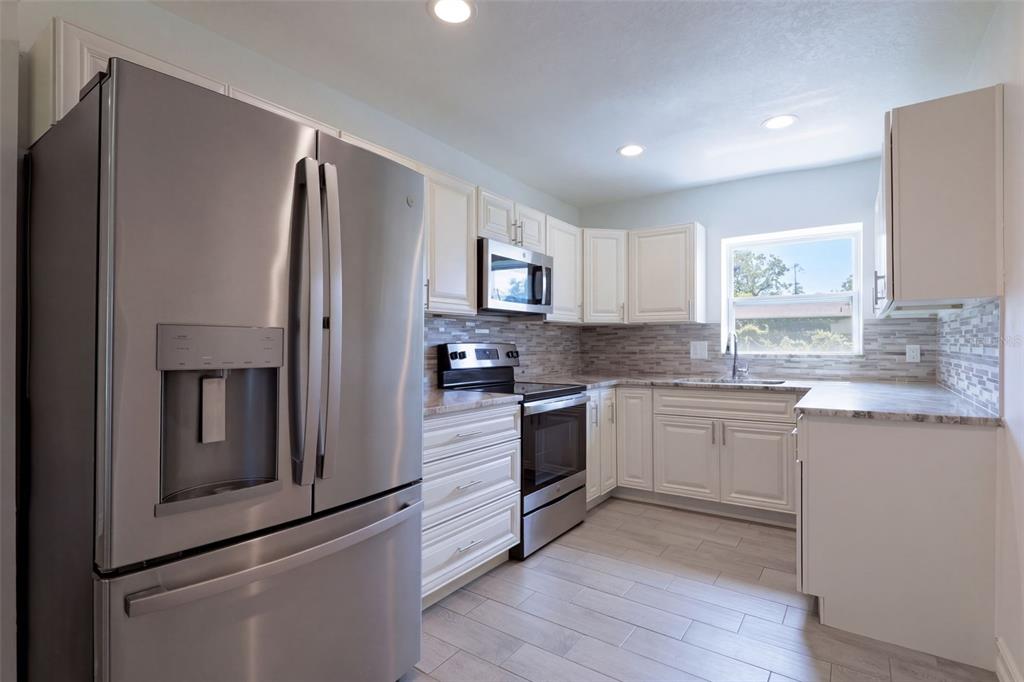 Updated Kitchen with Stainless steel appliances