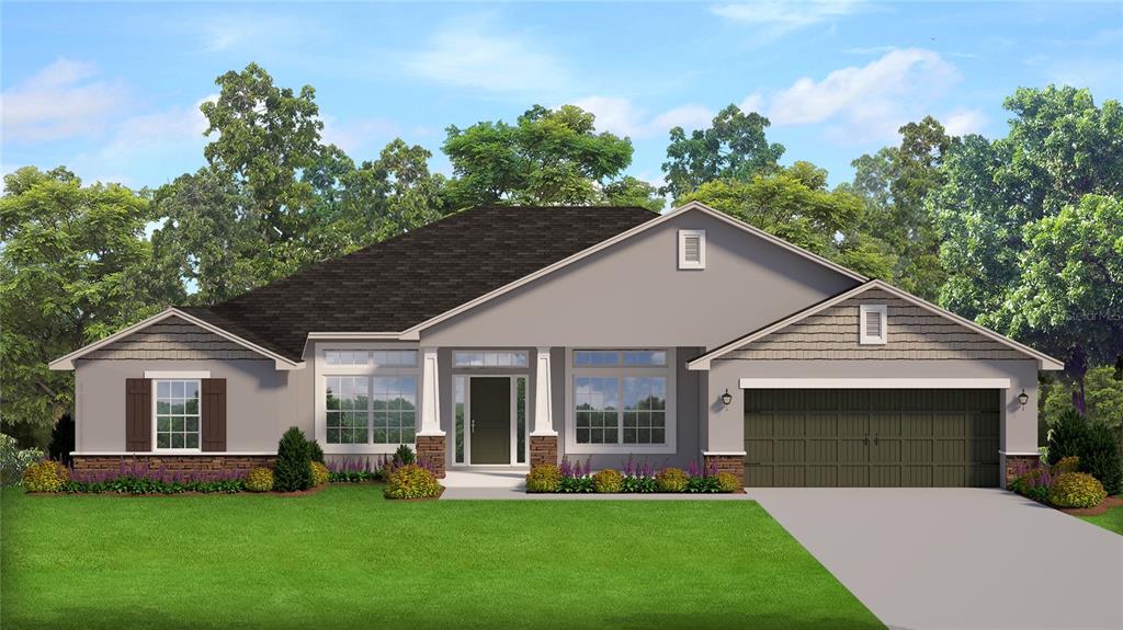 Artist rendering-Not actual house or exterior color scheme