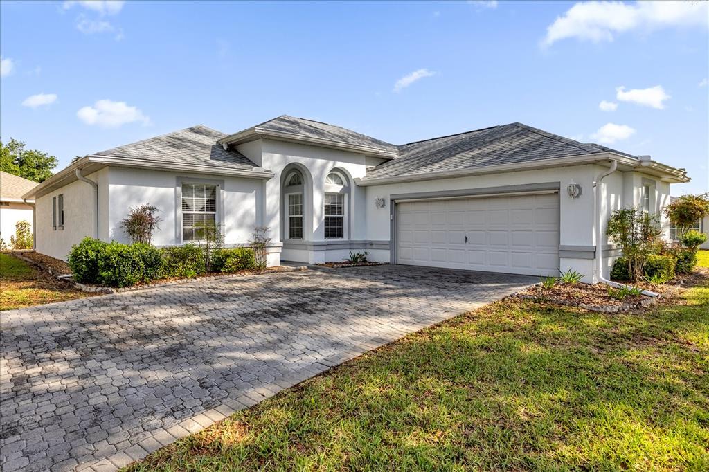 Paver driveway
