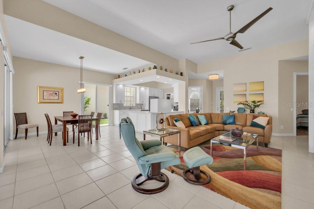 open floor plan