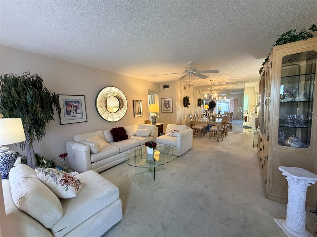 Living Dining Combo - White Sectional Available