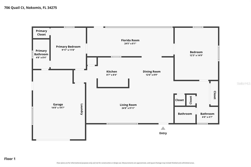 Property for sale at 706 QUAIL COURT, NOKOMIS, FL, 34275