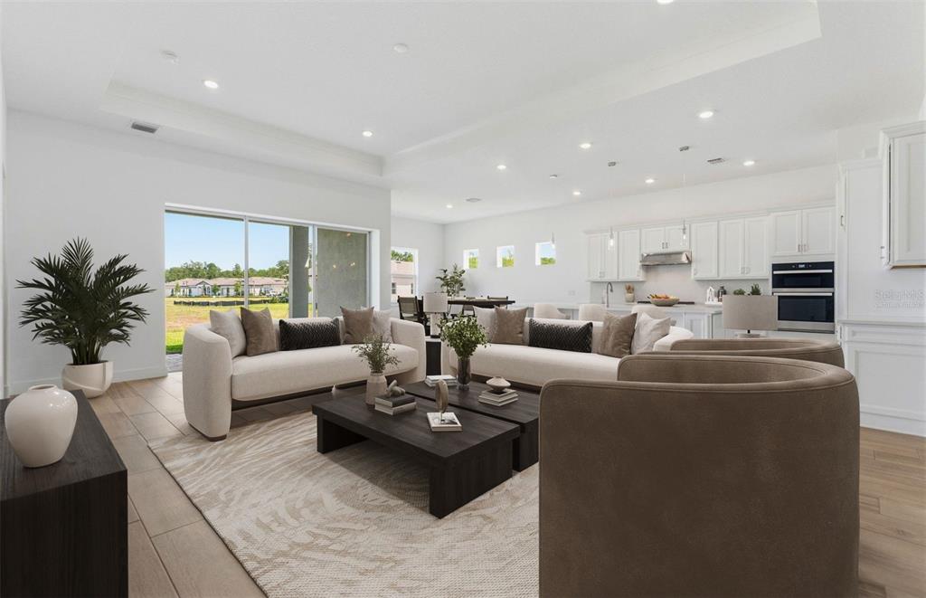 Virtually Staged - Open Gathering Room