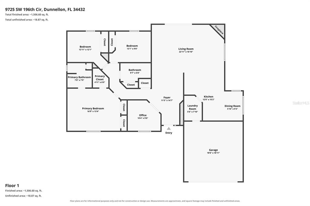 Property for sale at 9725 SW 196TH CIRCLE, DUNNELLON, FL, 34432