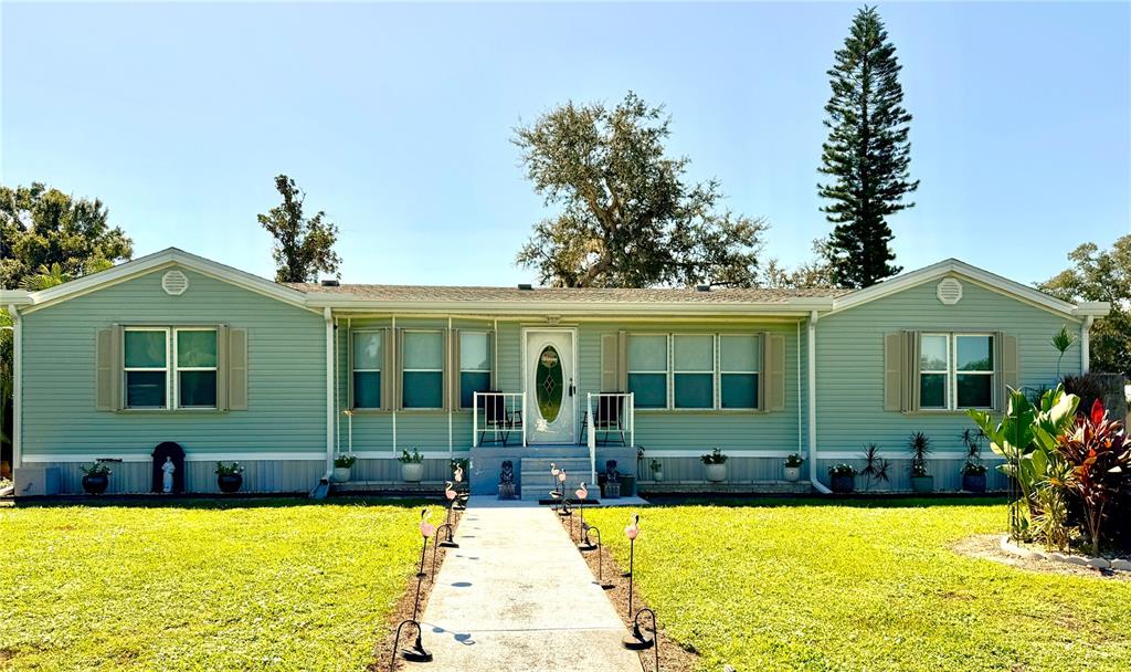 Doublewide situated on a double lot