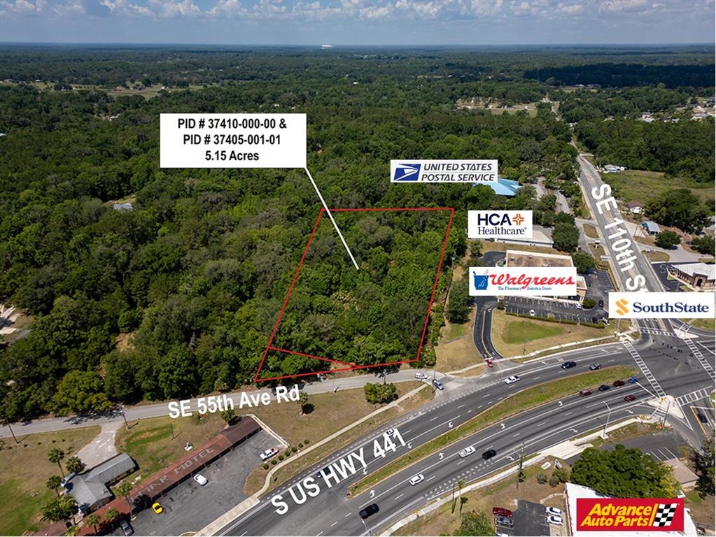 2 adjacent lots next to Walgreens can also be purchase for a total of 10.24 acres.