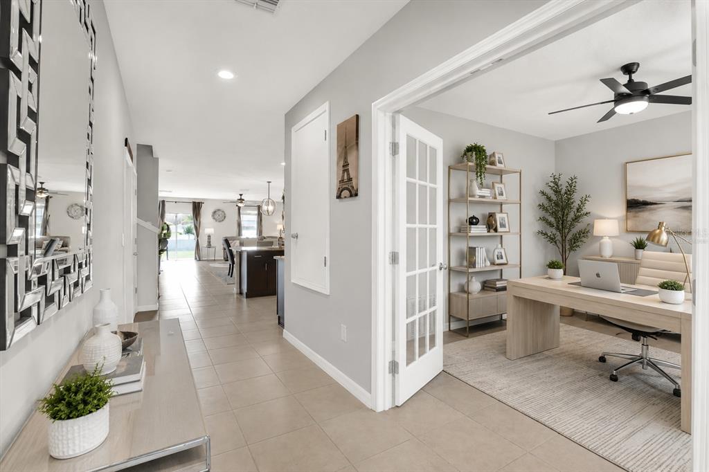 Home Office - Virtually Staged