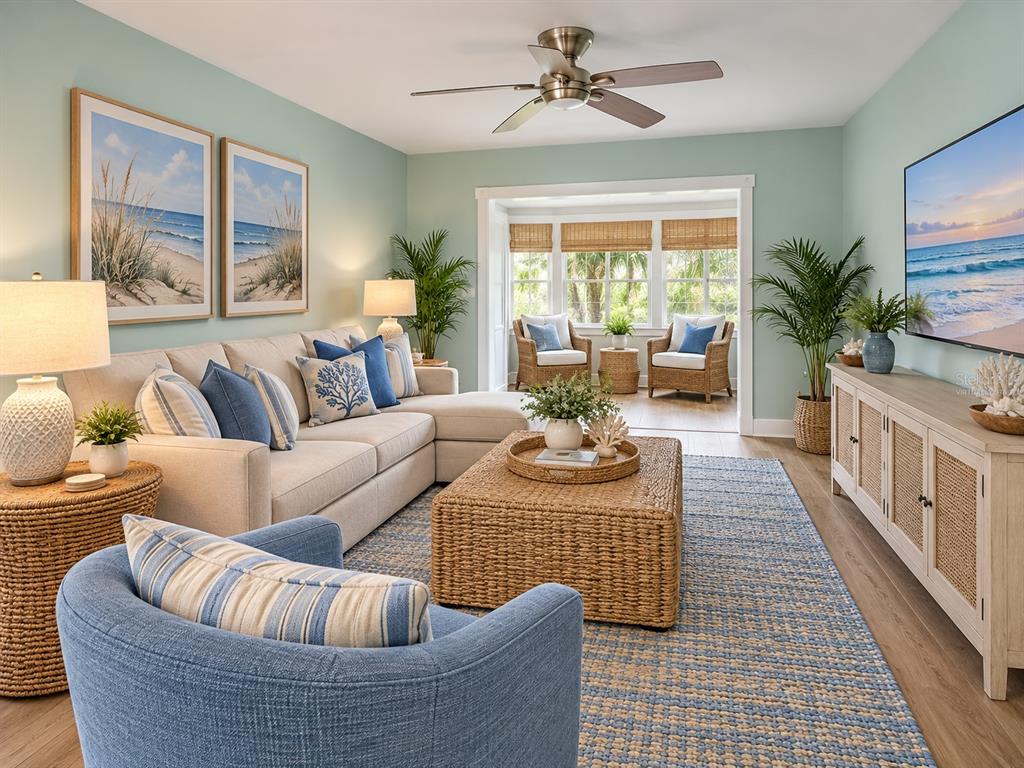 Living Room  Virtually Staged