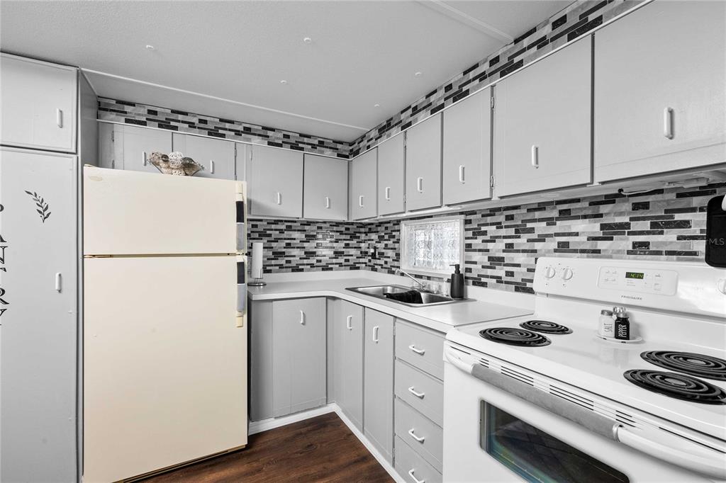 Fresh paint and backsplash