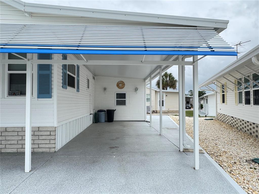 11'x 24'Carport with shed (6'10" High)