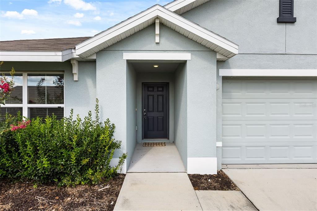 Covered front entry
