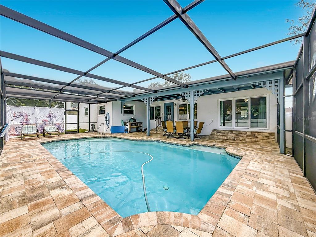 Outdoor Living Space and Pool Area