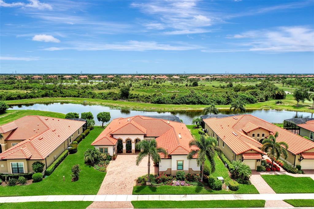 Situated on a quiet cul-de-sac overlooking water and the 15th green