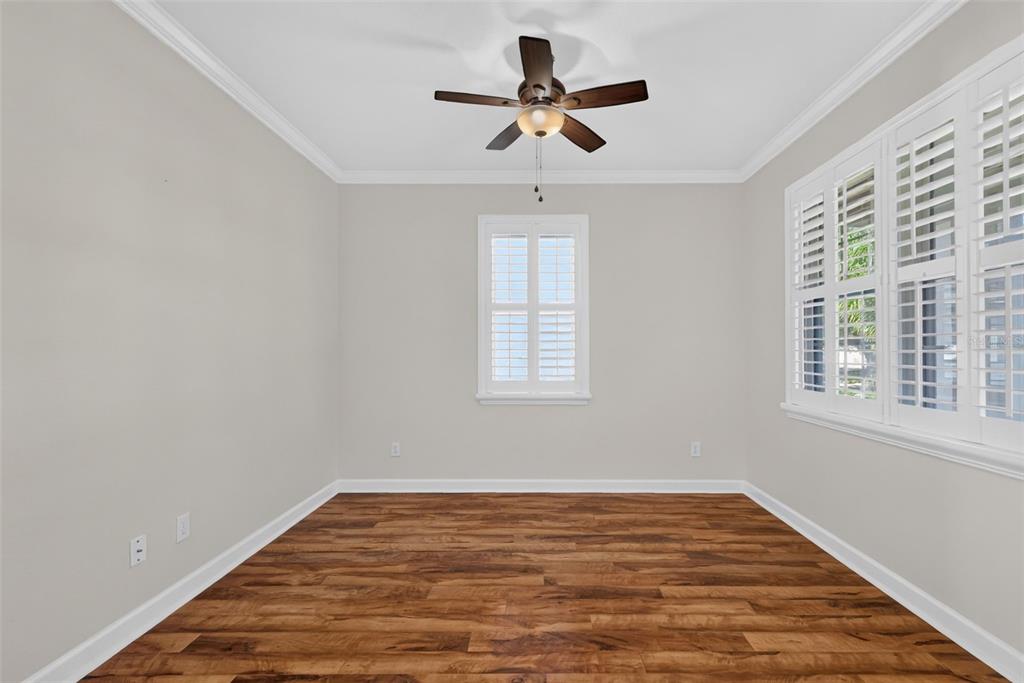 Wonderful room facing the front of the house 10'6" x 11'8" to use as your office, dining room, study space, or second living room ~