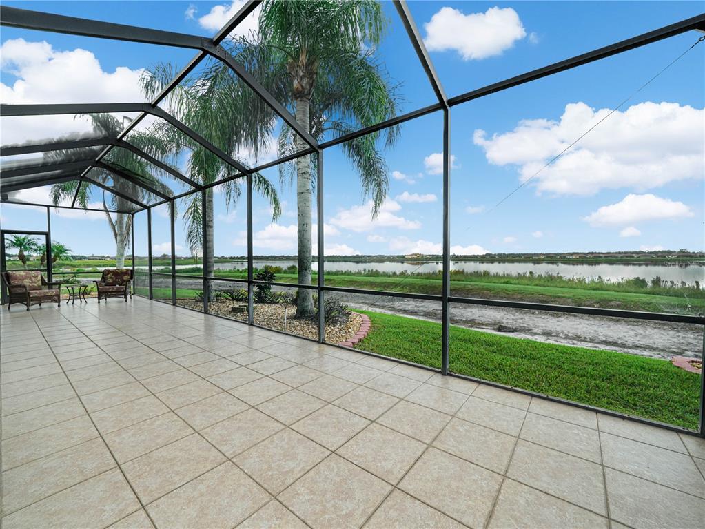 Tiled Birdcage Overlooking the Lake