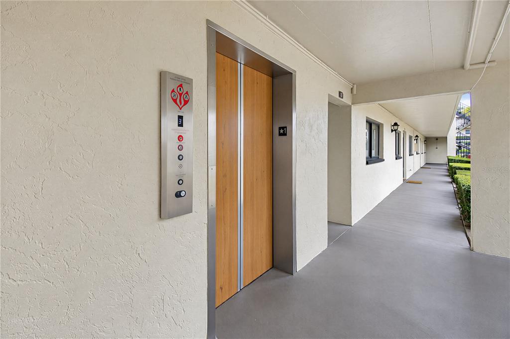 Convenient elevator access to the third floor.
