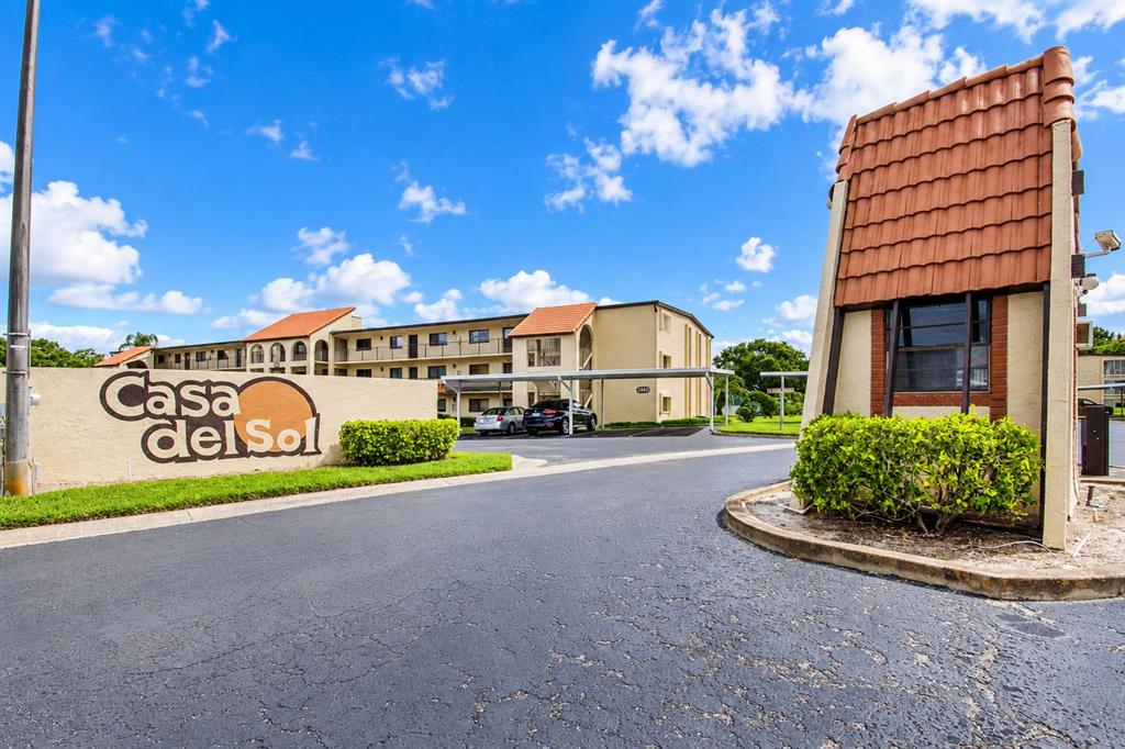 Main entrance to Casa Del Sol community.