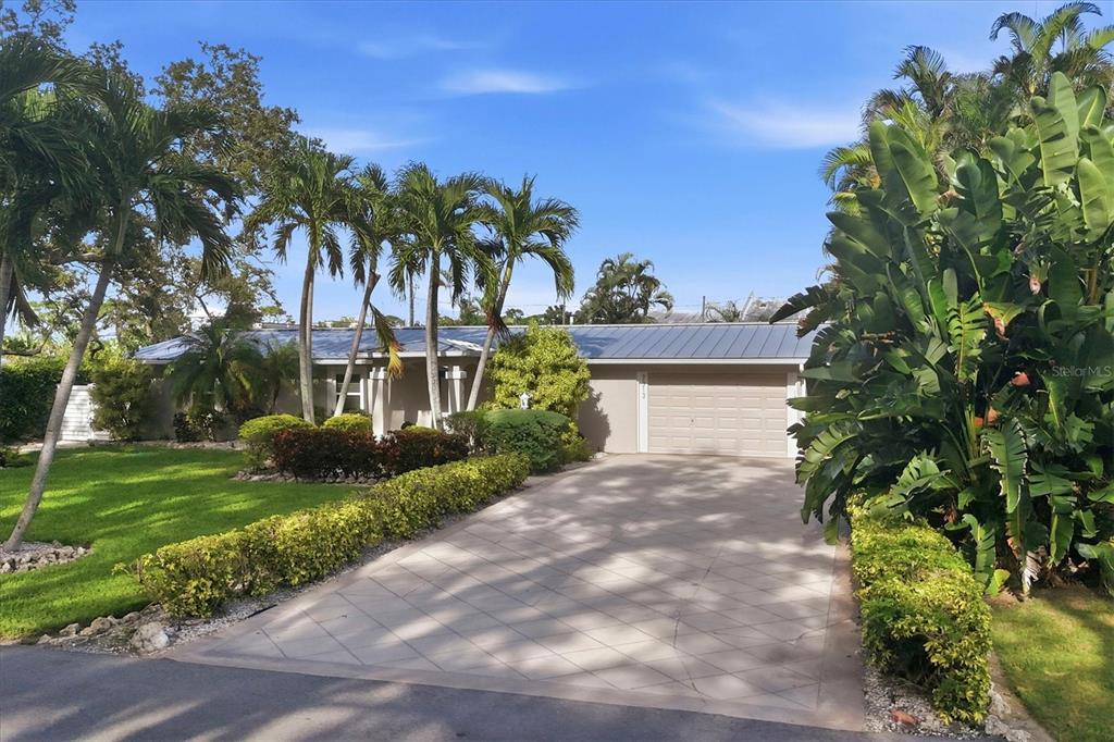 Large driveway